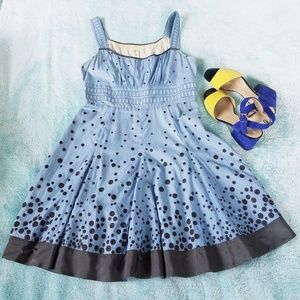 Anthropologie Black dots Dress